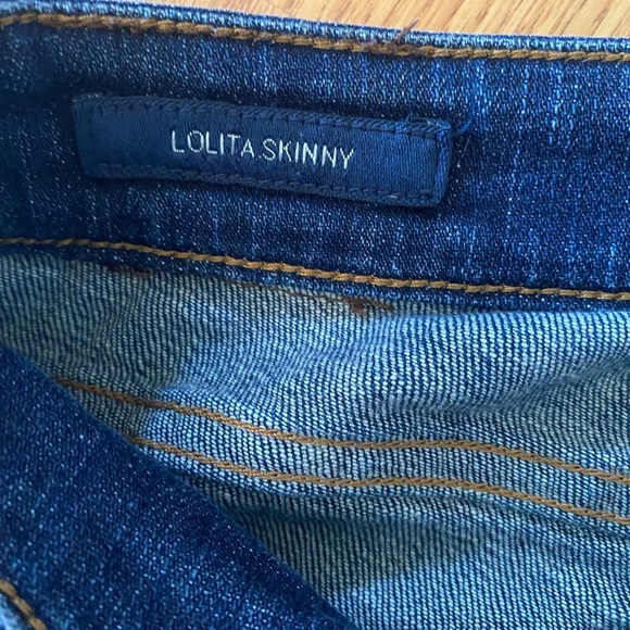 Lucky Brand Dark Blue Lolita Skinny Cotton Jeans - Picture 5 of 6